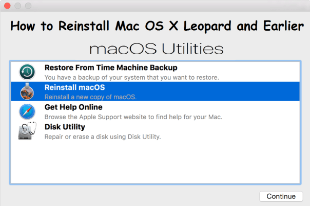 Mac os x leopard install dmg download